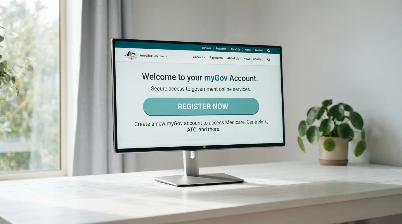 The BetStop National Self-Exclusion Register website homepage on a desktop browser, with the registration button prominent