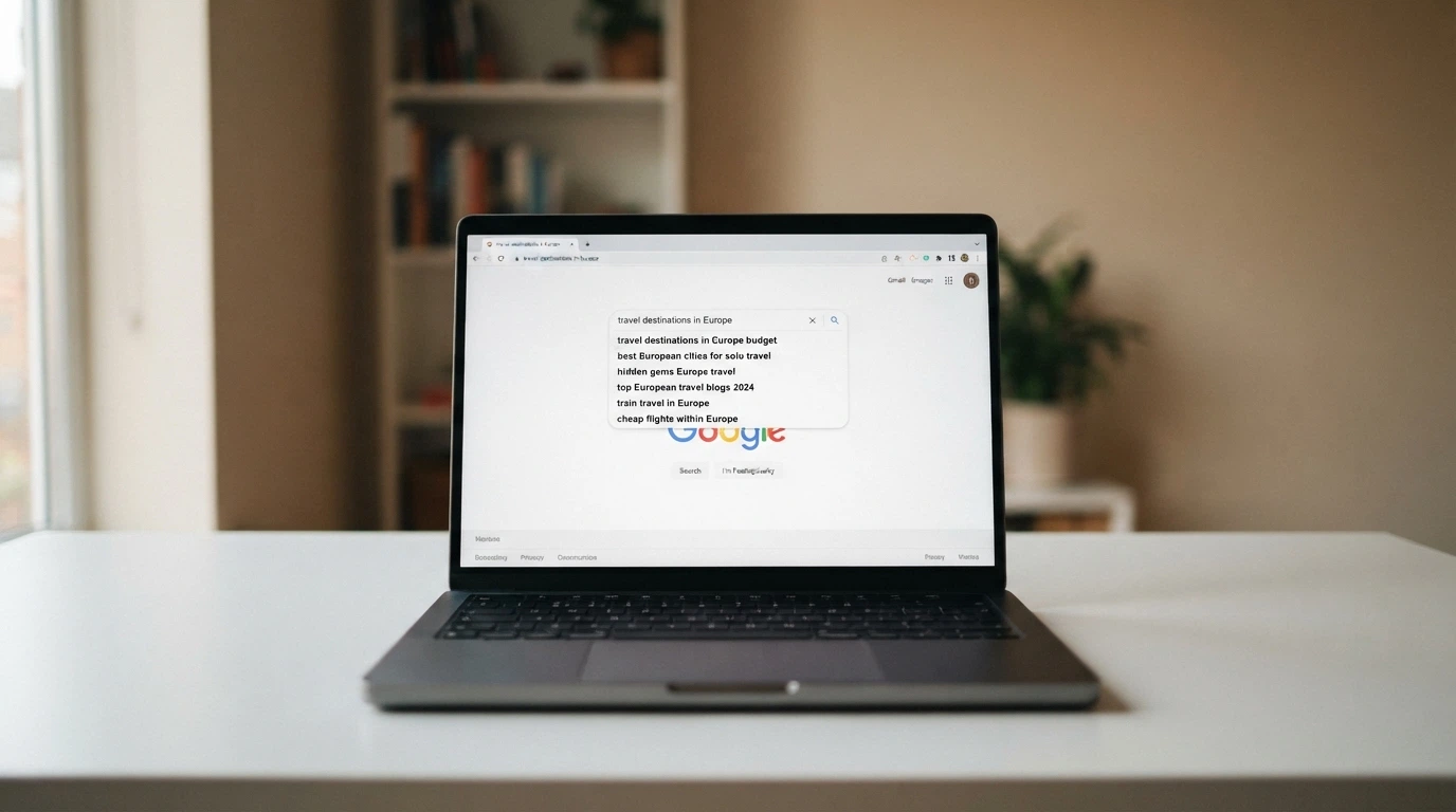A search bar with “anonymous crypto casino” typed in, displaying autocomplete suggestions matching the six FAQ questions answered in this section